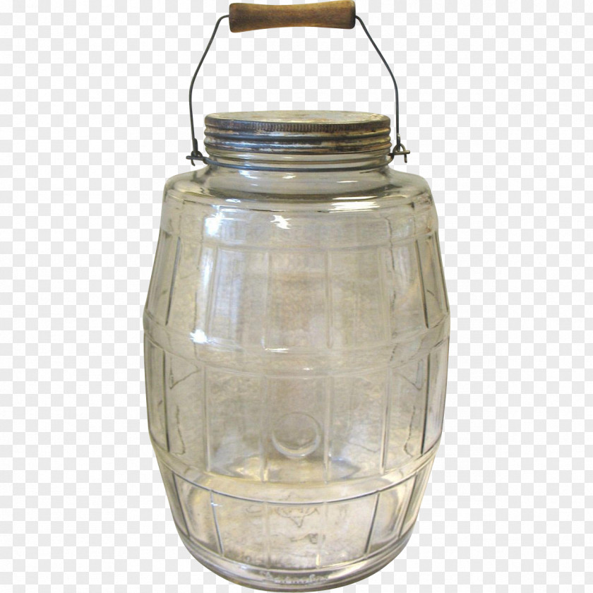 Jar Glass Bottle Mason Antique PNG