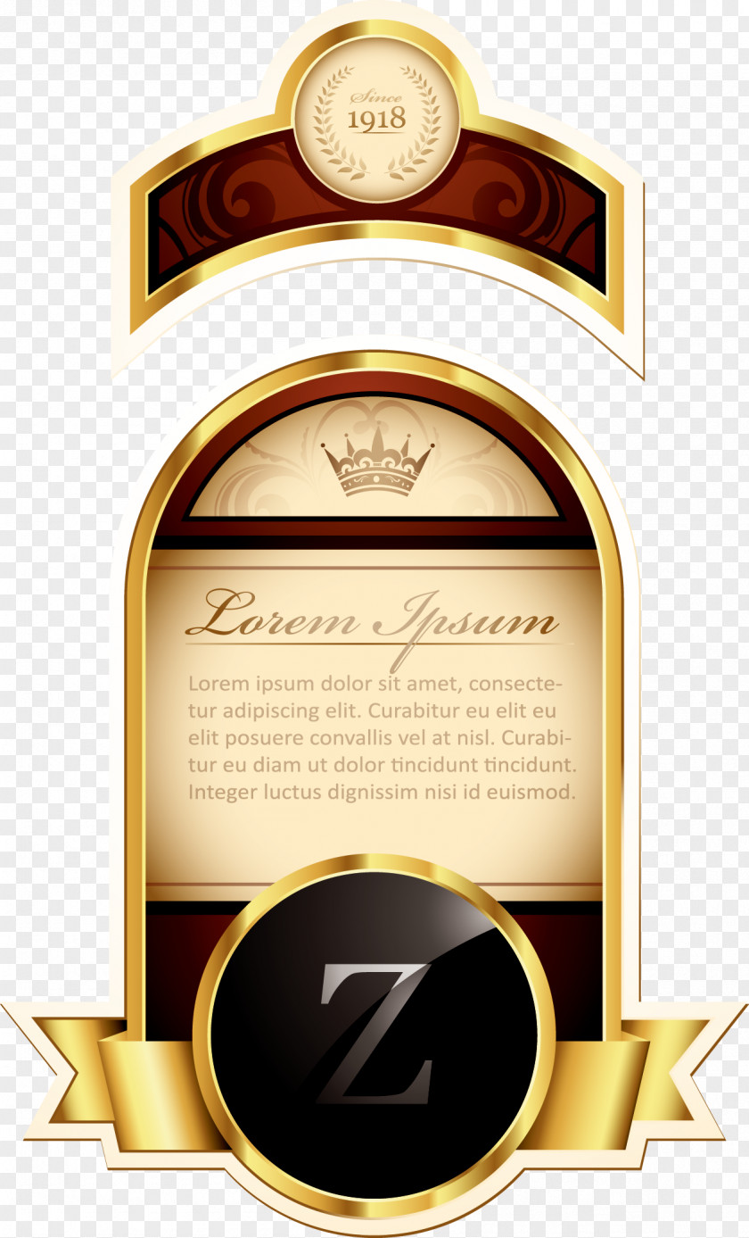 Vector Hand-painted Wine Labels Paper Label Euclidean PNG
