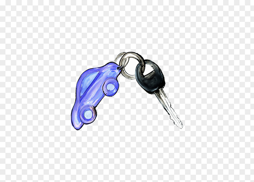 Car Key Ring Keychain Drawing Illustration PNG