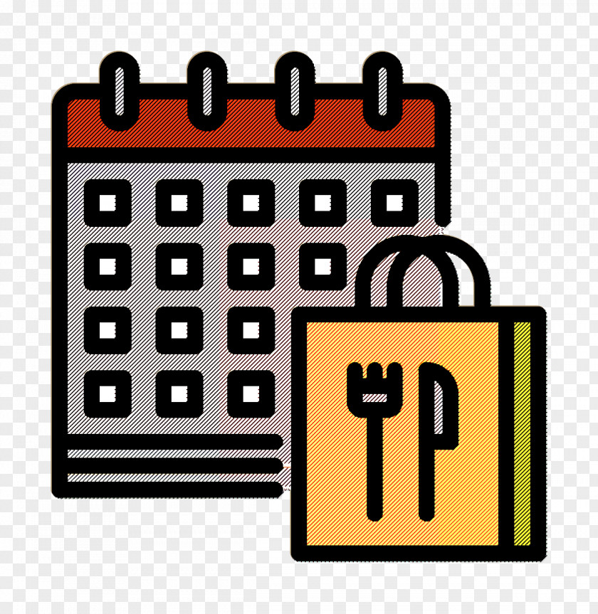 Food Delivery Icon Calendar PNG
