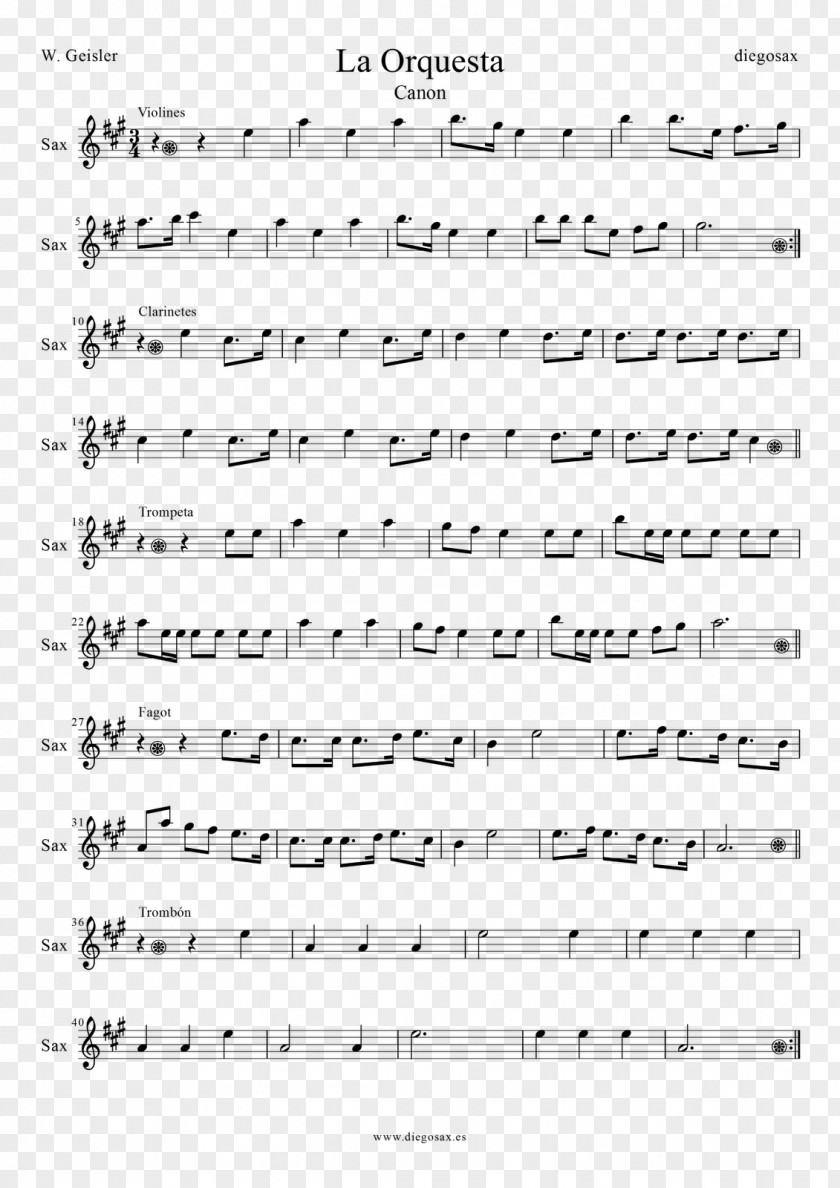 Sheet Music Alto Saxophone Orchestra PNG saxophone Orchestra, sheet music clipart PNG