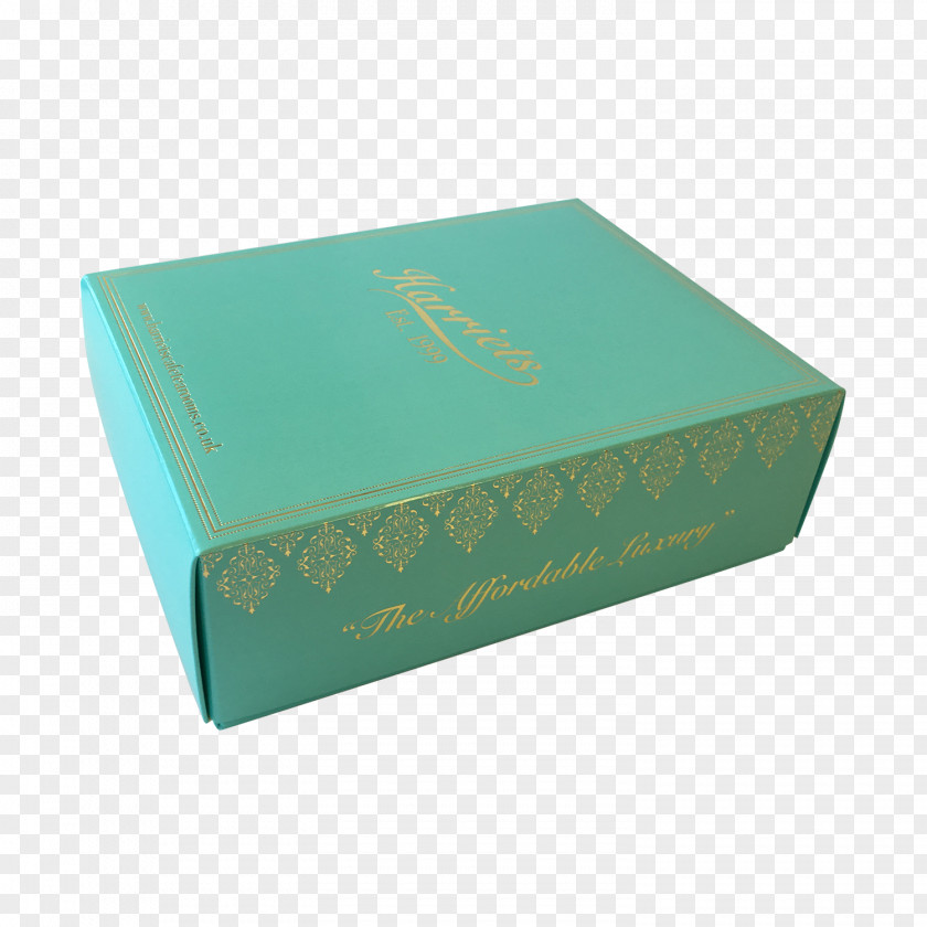 Tea Gift Box Turquoise Teal Packaging And Labeling PNG