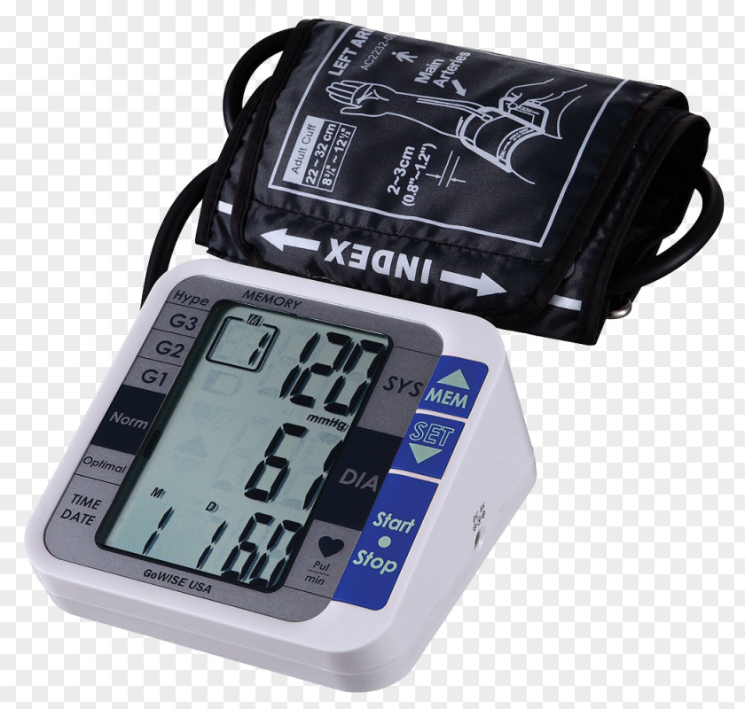 Arm Blood Pressure Monitors Hypertension Heart Arrhythmia PNG