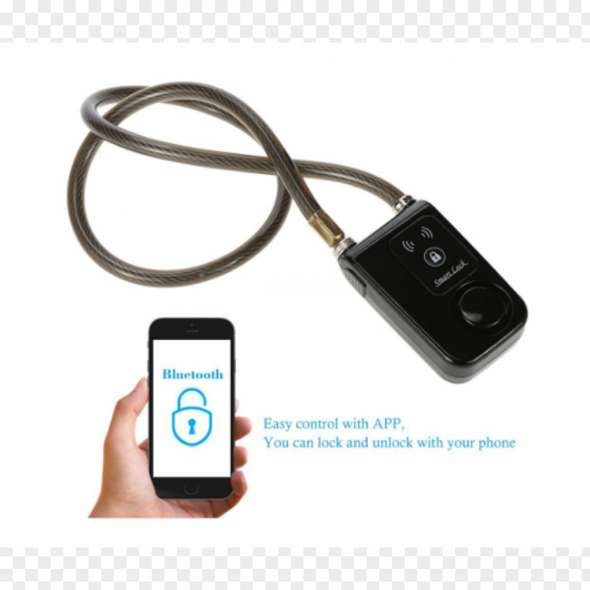 Chain Lock Smart Anti-theft System Bluetooth Low Energy PNG