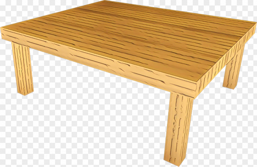 Hardwood Rectangle Coffee Table PNG