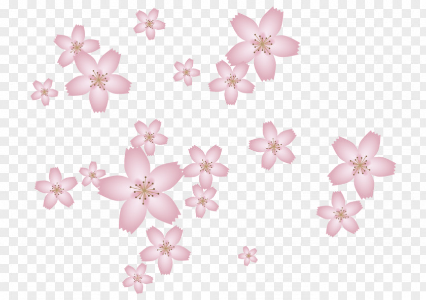 Cherry Blossom Petal Body Jewellery ST.AU.150 MIN.V.UNC.NR AD PNG