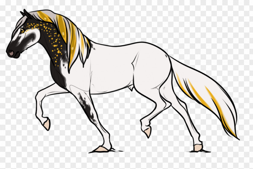 Mustang Stallion Rein Colt Mane PNG