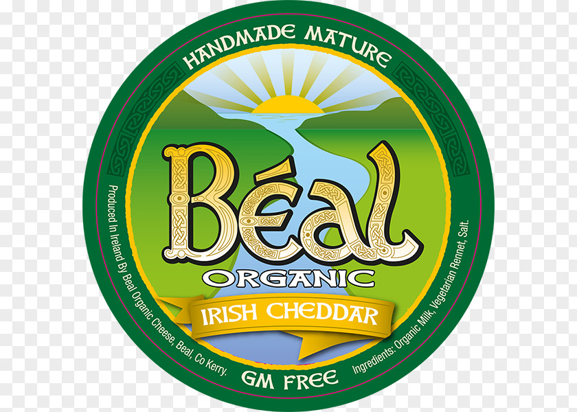 Organic Farm Food Béal Cheese Cheddar PNG