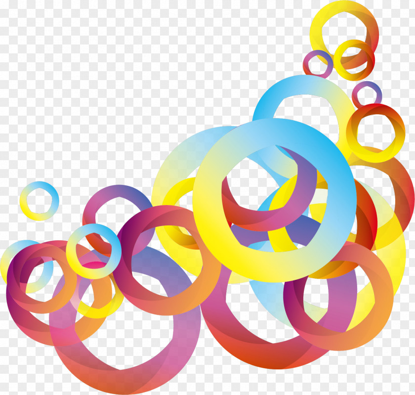 Ring Background Material Poster Torus PNG