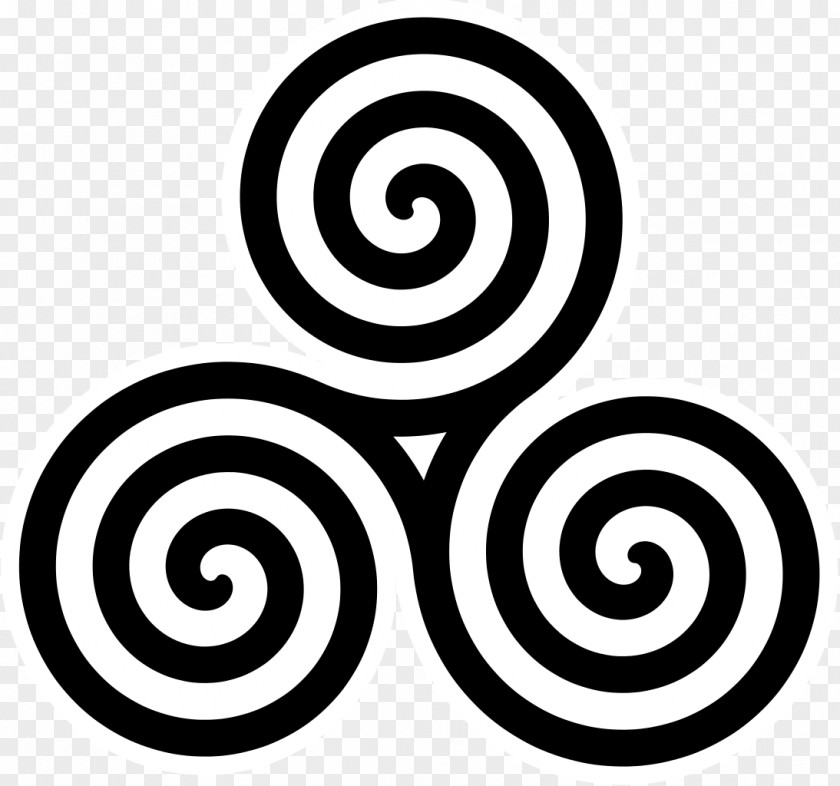 Spiral Triskelion Symbol Archimedean Clip Art PNG