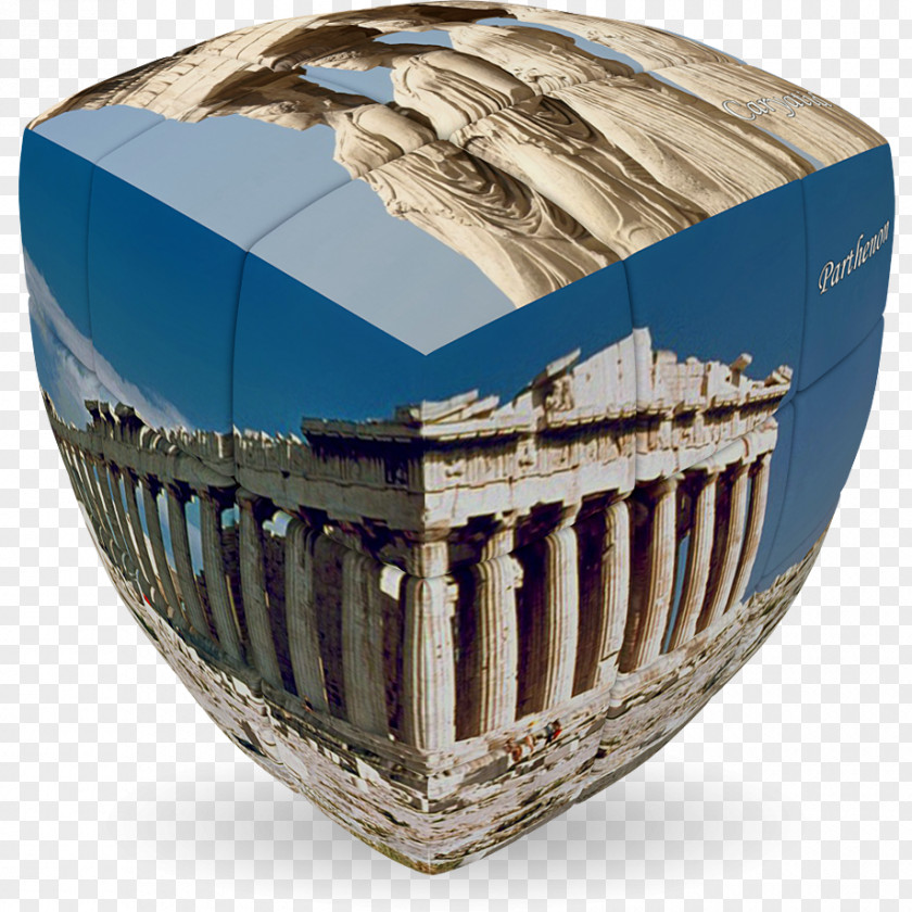 Cube Acropolis Of Athens V-Cube 7 PNG