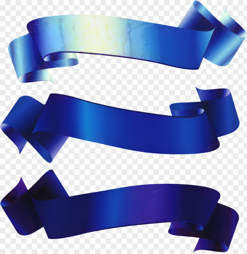 Plastic Electric Blue Background Ribbon PNG