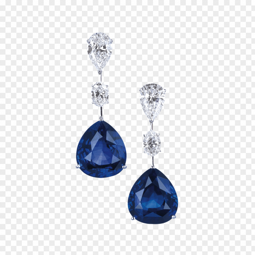 Sapphire Earring Body Jewellery Charms & Pendants PNG