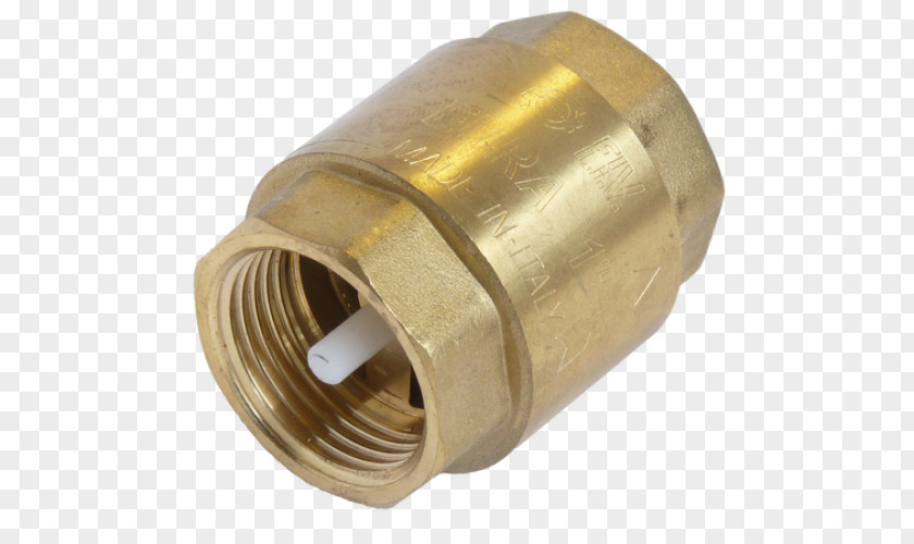 Valve Check Brass Screw Thread Stainless Steel PNG