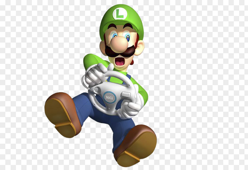 Luigi Mario Kart 7 Wii New Super Bros PNG