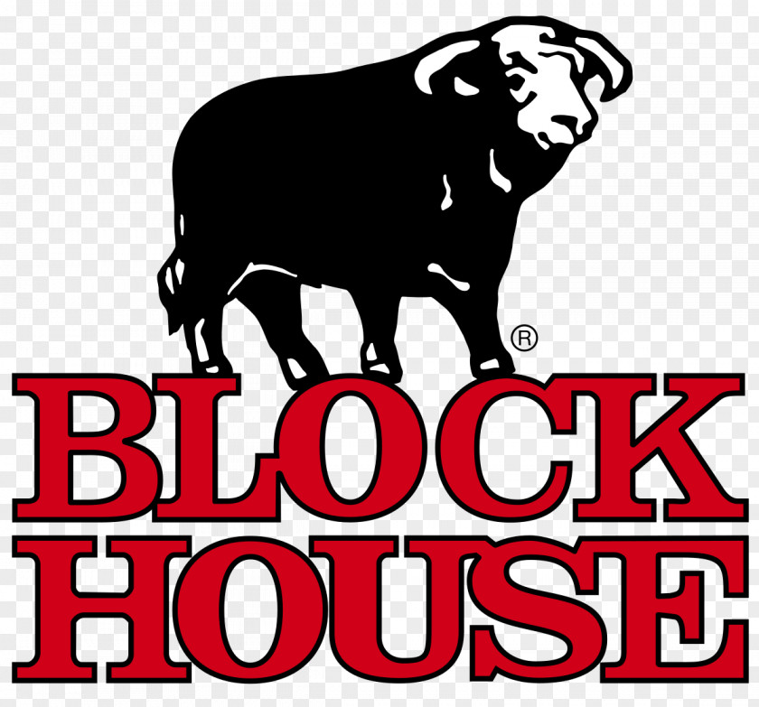 Resto Logo Block House Restaurant Chophouse Steak PNG