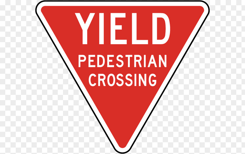 Yield Sign Traffic Stop Manual On Uniform Control Devices Pedestrian PNG