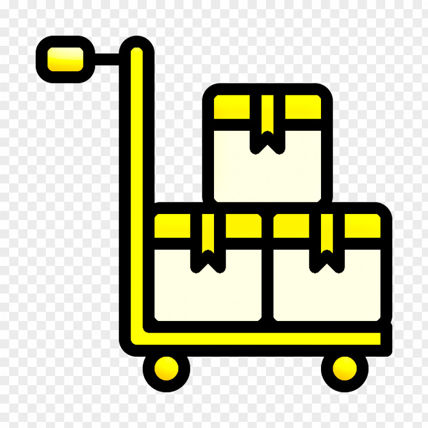 Logistic Icon Box Cart PNG