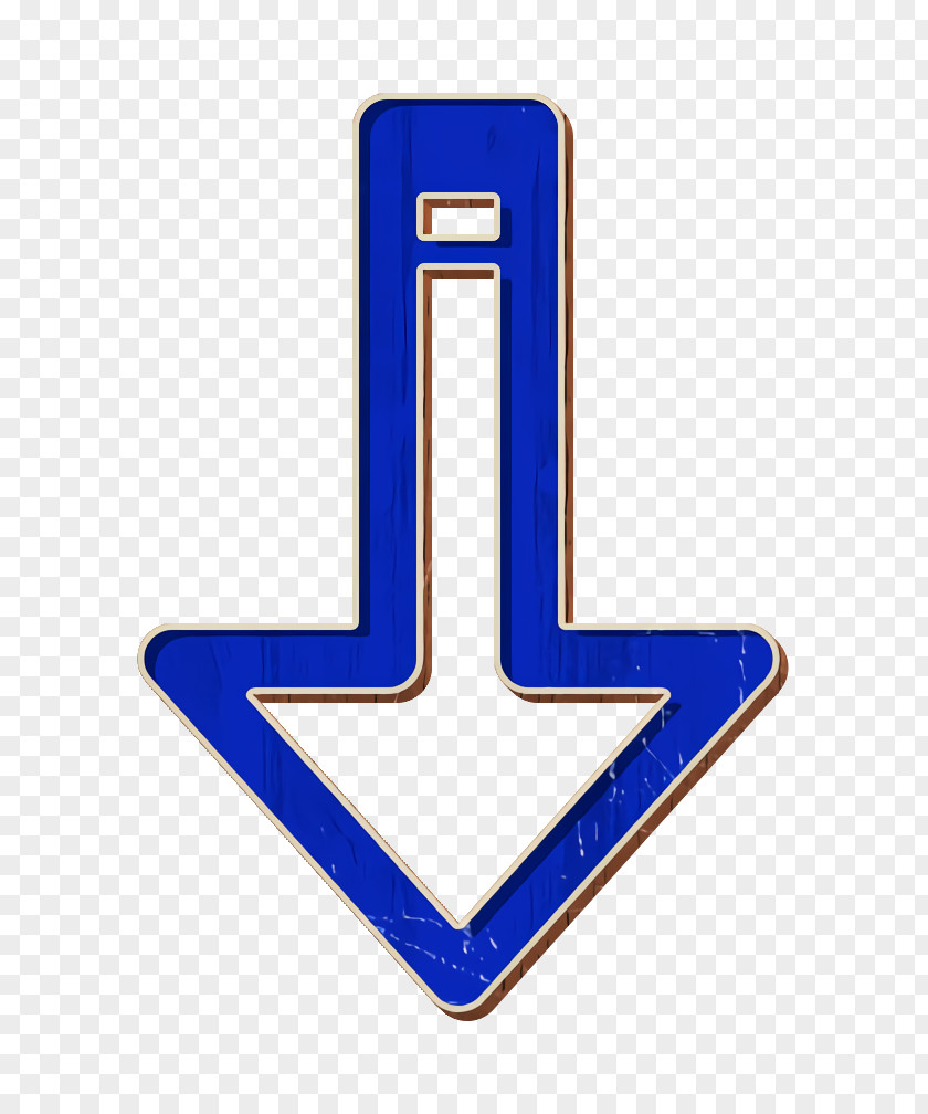 Logo Symbol Arrow Icon Bottom Direction PNG