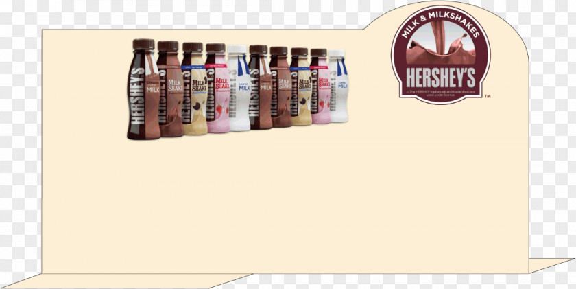 Supermarket SHELF Milkshake Hershey's Cookies 'n' Creme And Cream Shelf PNG