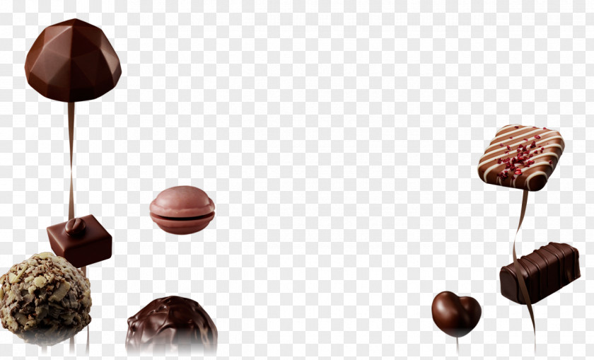 A Variety Of Delicious Chocolate Ice Cream Truffle Praline PNG