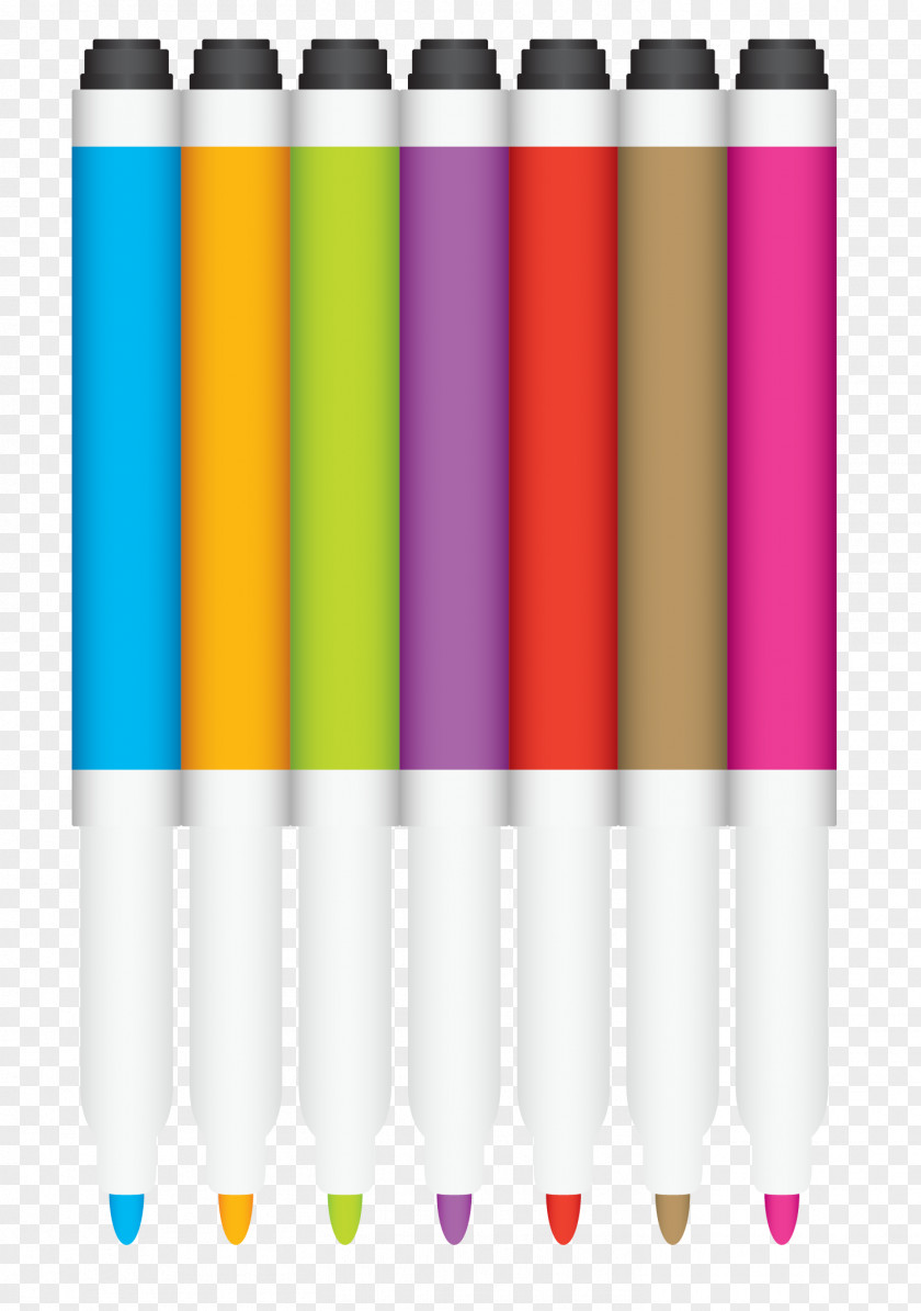 Color Watercolor Pen Painting PNG