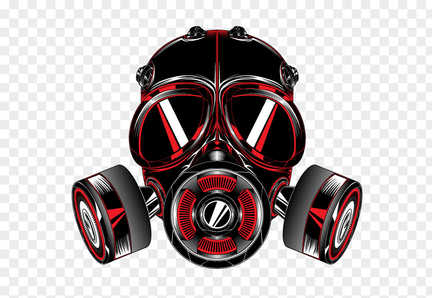 Mascara Gas Mask T-shirt Detector PNG
