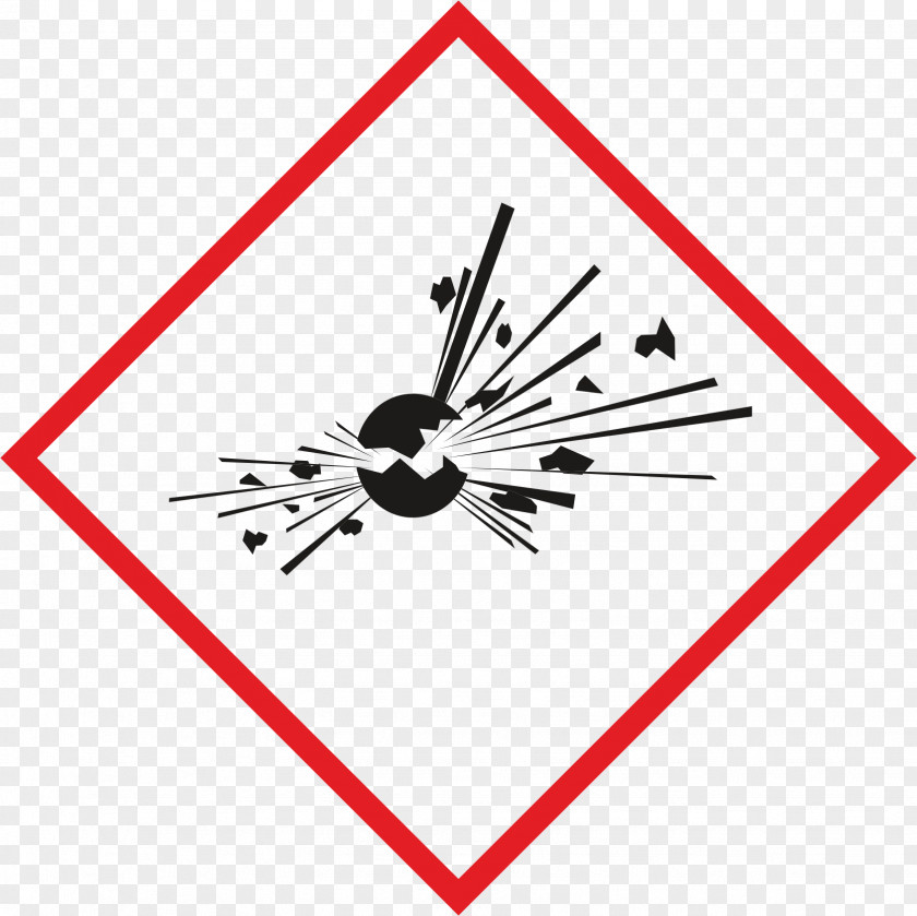 Symbol GHS Hazard Pictograms Globally Harmonized System Of Classification And Labelling Chemicals Explosive Material PNG