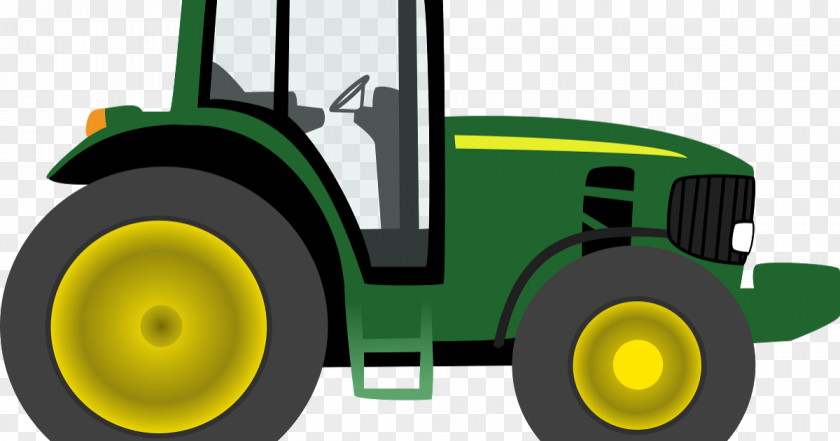 Tractor John Deere Clip Art: Transportation Agriculture PNG
