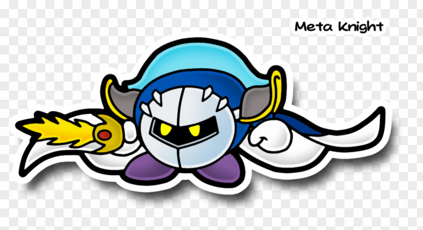 Kirby Meta Knight Paper King Dedede Mario PNG
