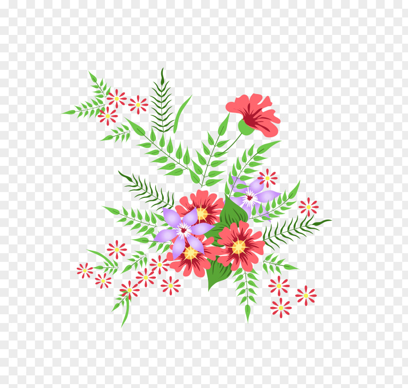 Plant Flowers Floral Design Cartoon PNG