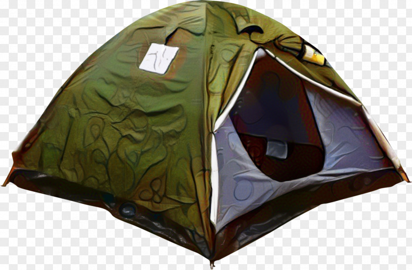 Recreation Hiking Equipment Tent Cartoon PNG