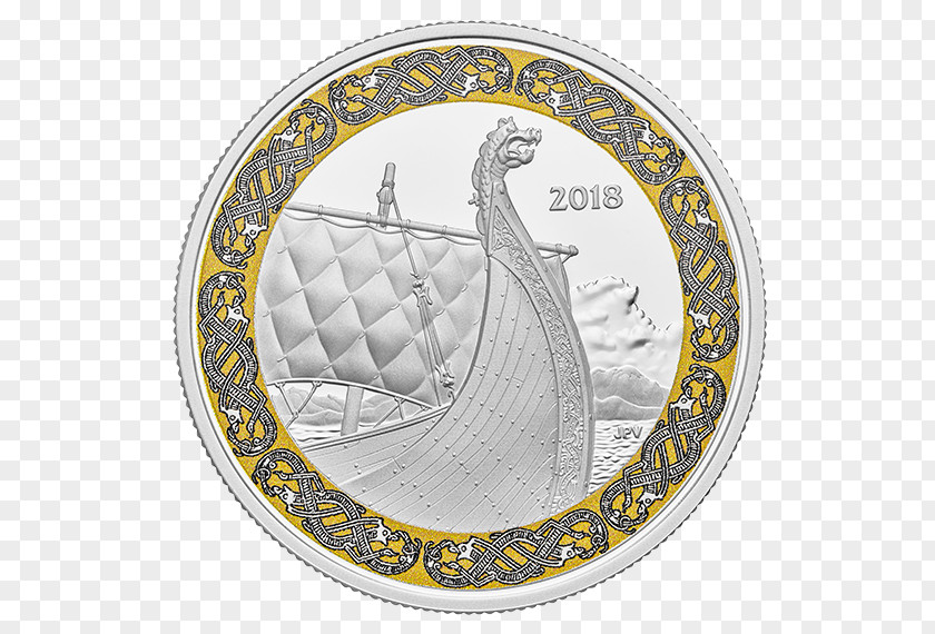 Coin Viking Age Ships PNG