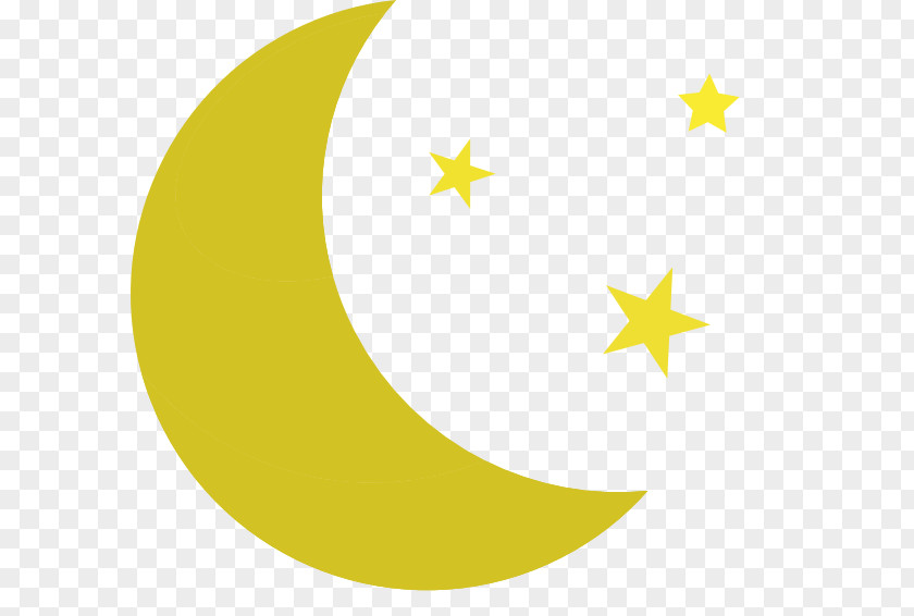 Crescent Moon Clipart Yellow Area Pattern PNG