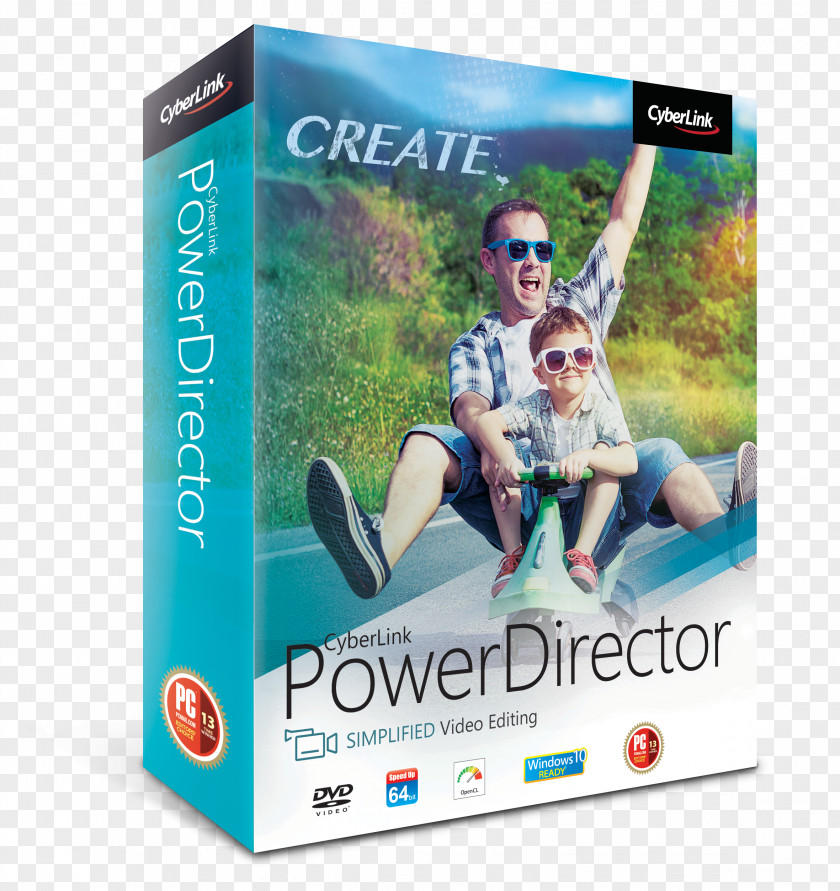 Powerdirector CyberLink PowerDirector 16 Ultimate Computer Software Video Editing PNG