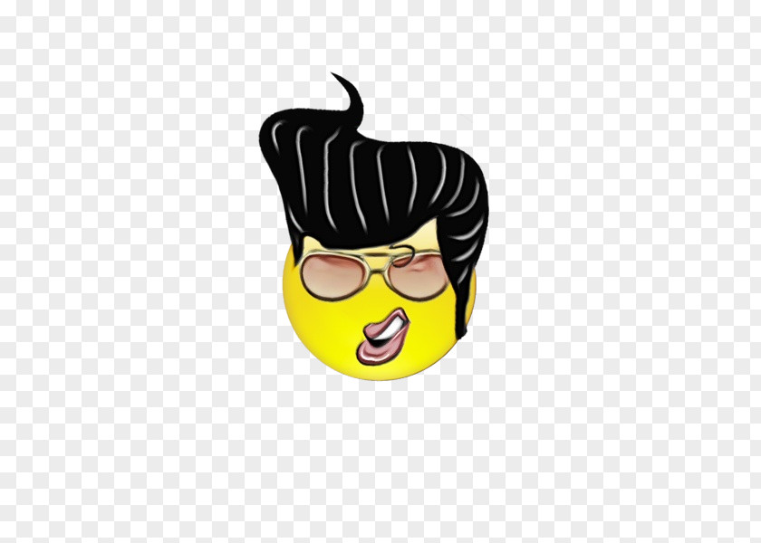 Costume Accessory Black Hair Smiley Face Background PNG