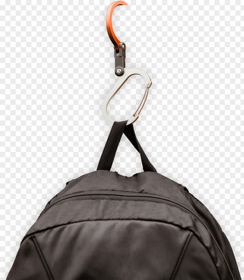 Tie Hanging Handbag Black M PNG