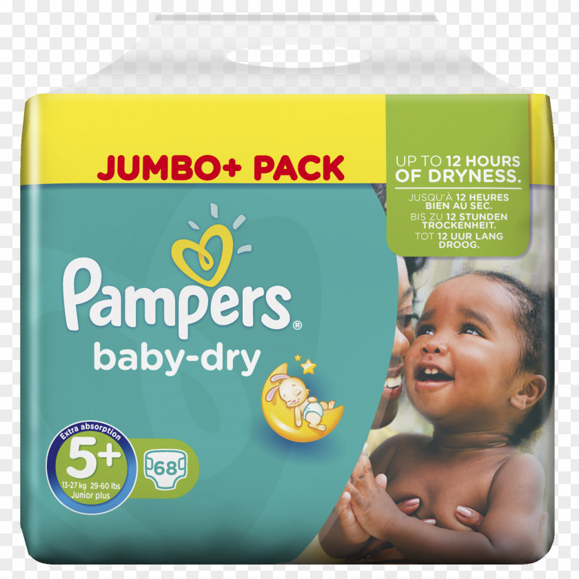 Child Diaper Pampers Baby-Dry Baby Dry Size 5+ (Junior+) Value Pack 43 Nappies Huggies PNG