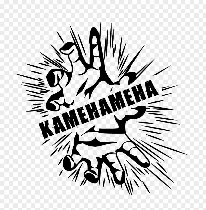 Kamehameha Logo Black And White Design Brand Font PNG