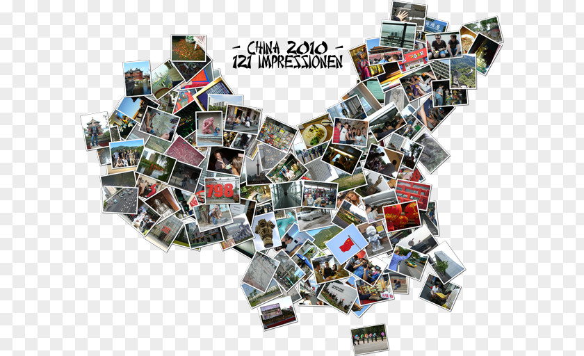 China Travel Collage Electronics Recycling PNG