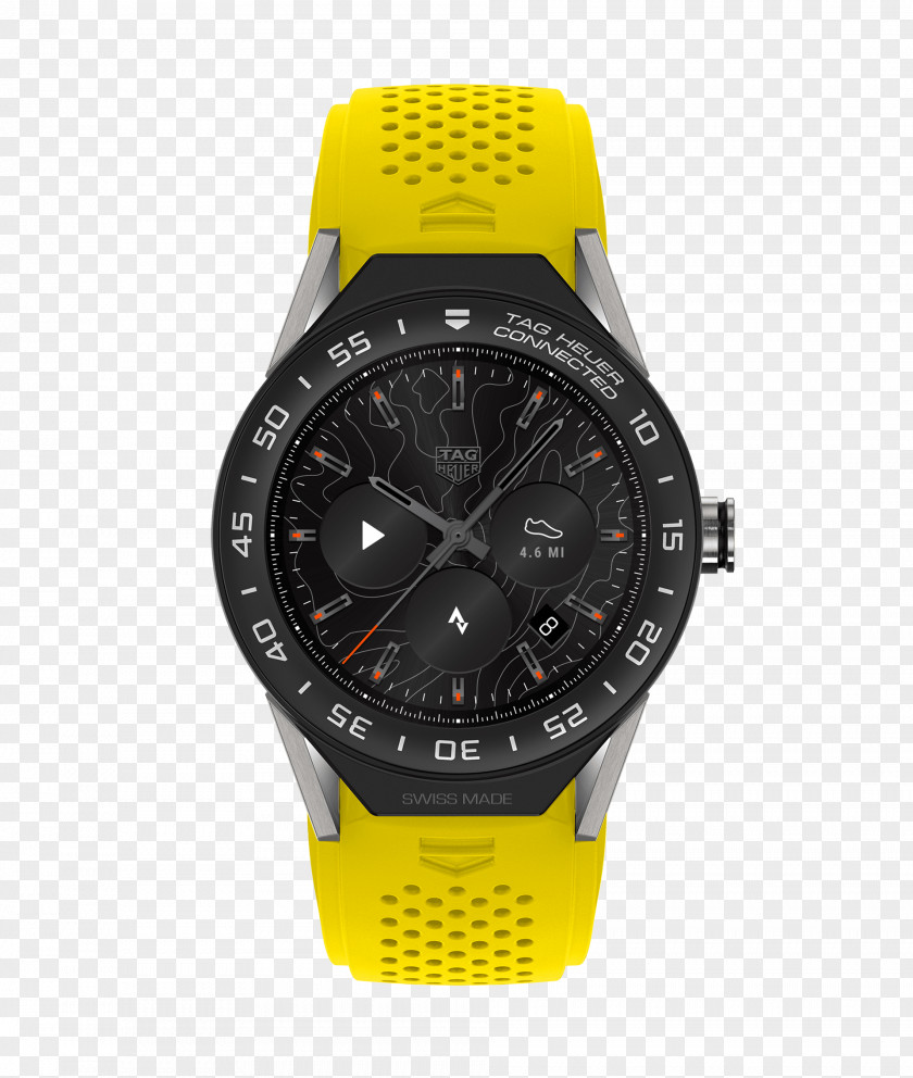 Crystal Glass Button TAG Heuer Connected Smartwatch Jewellery PNG