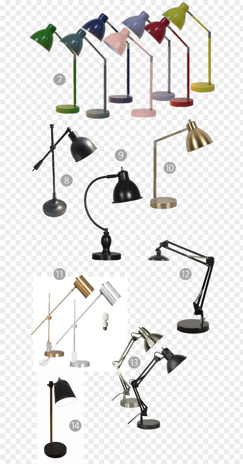 Desk Lamp Graphic Design Font PNG