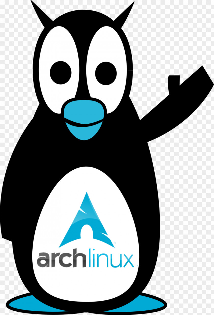 Penguin Tuxedo Arch Linux PNG