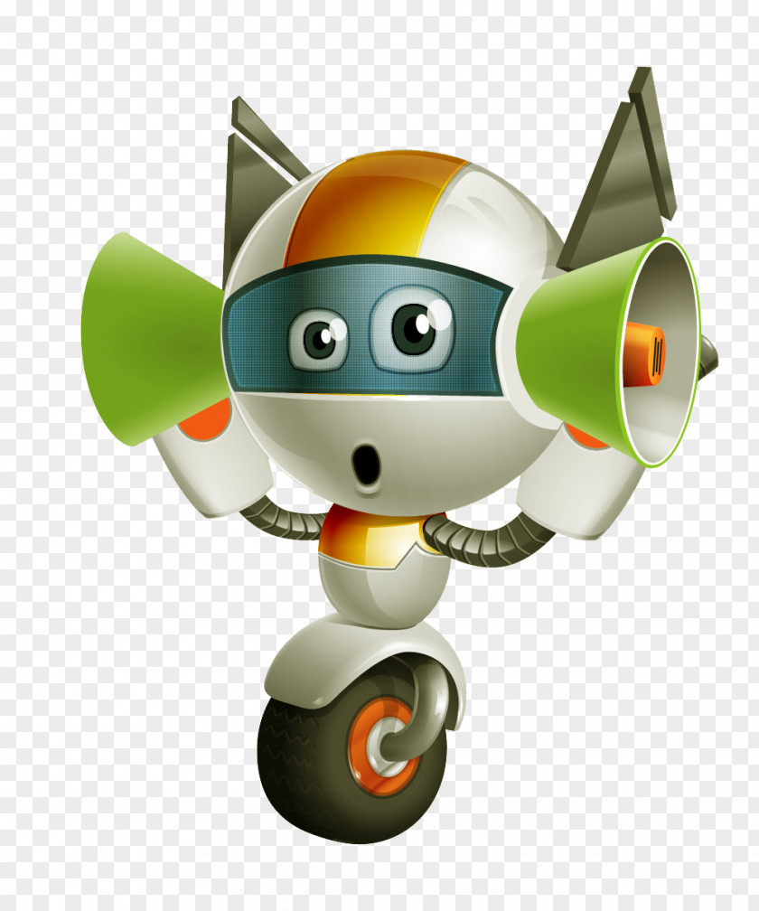 Small Robot Cartoon Internet Radio Television PNG