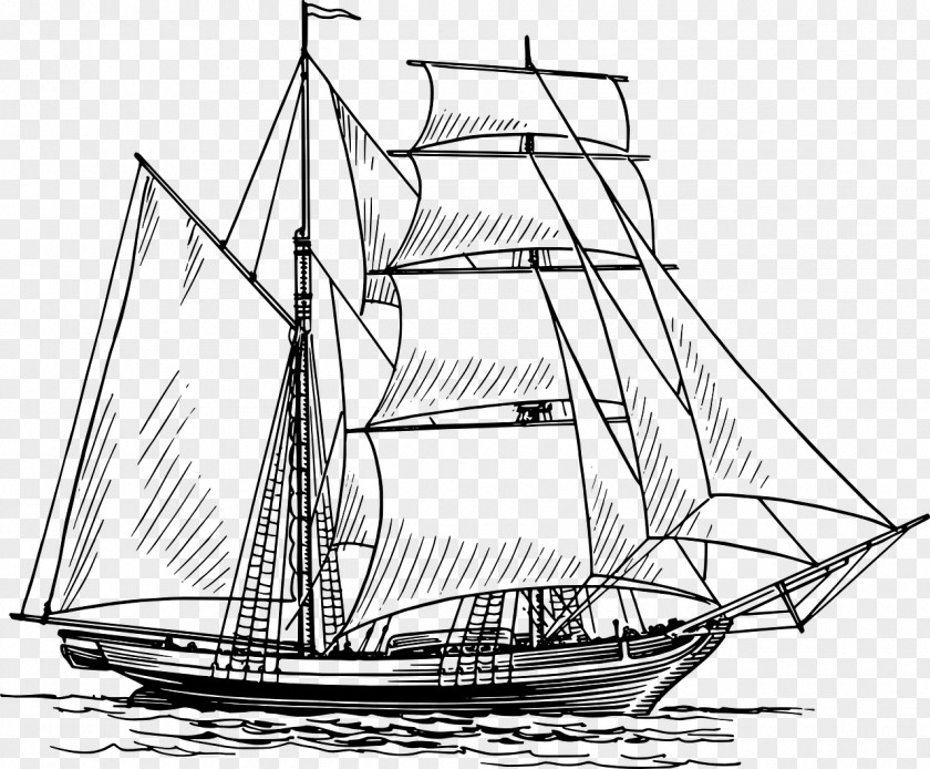 Boat Drawing Sailboat Sailing Ship PNG