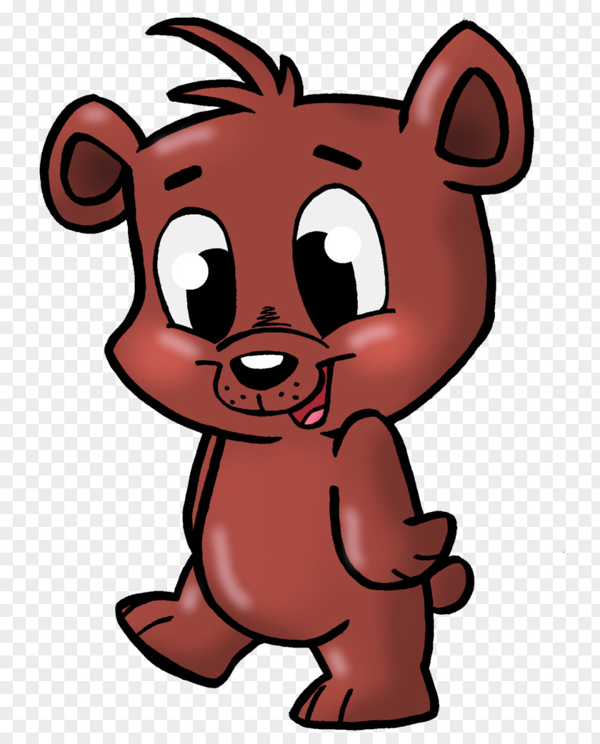 Cartoon Bear Cub Brown American Black Clip Art PNG