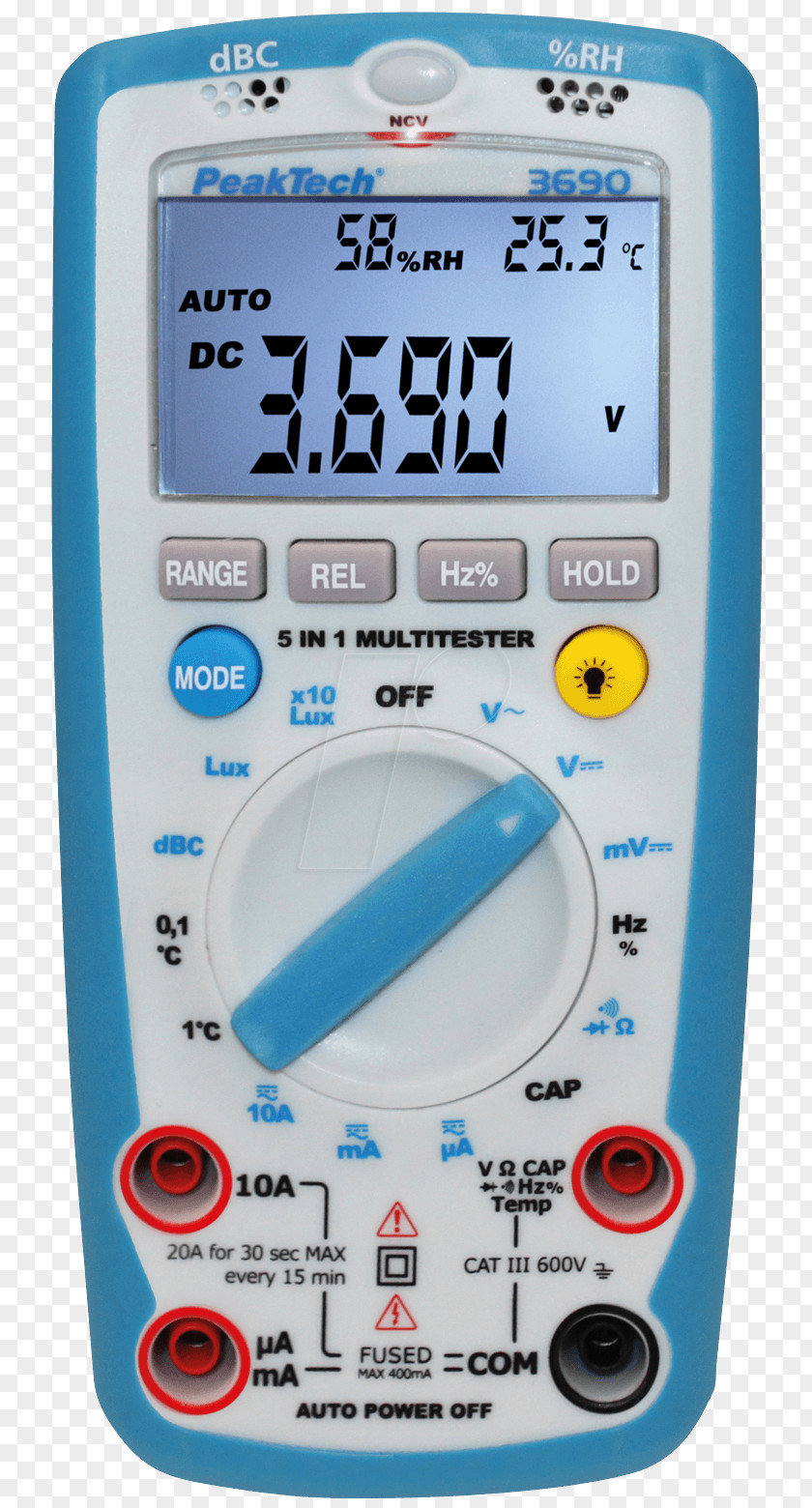 Digital Multimeter Measuring Instrument True RMS Converter Measurement PNG