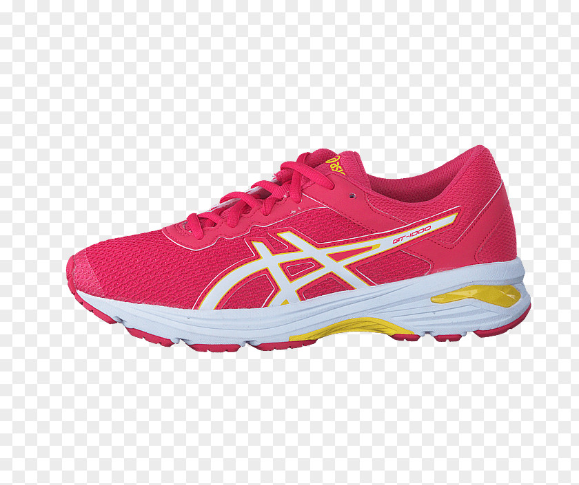 Hot Pink Asics Tennis Shoes For Women Sports Women's GT-1000 6 Running PNG