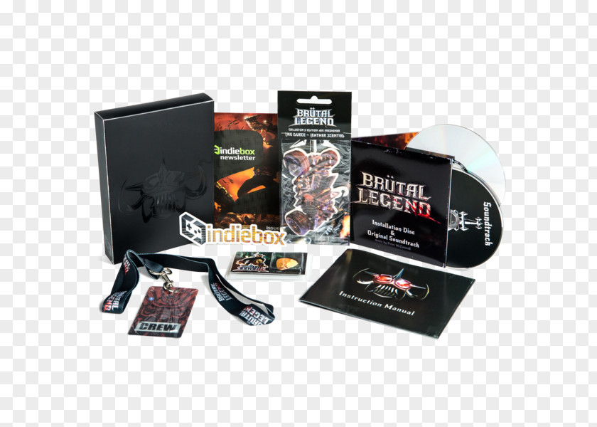 Indiebox Brütal Legend IndieBox Video Game Phonograph Record Special Edition PNG