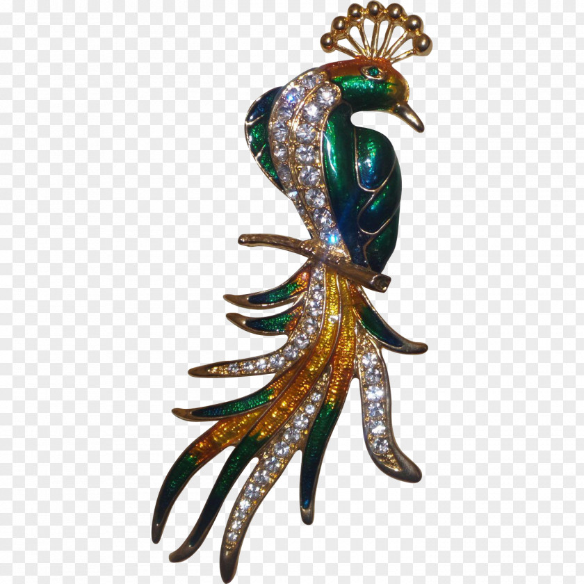 Peacock Jewellery Brooch Imitation Gemstones & Rhinestones Clothing Accessories Pin PNG